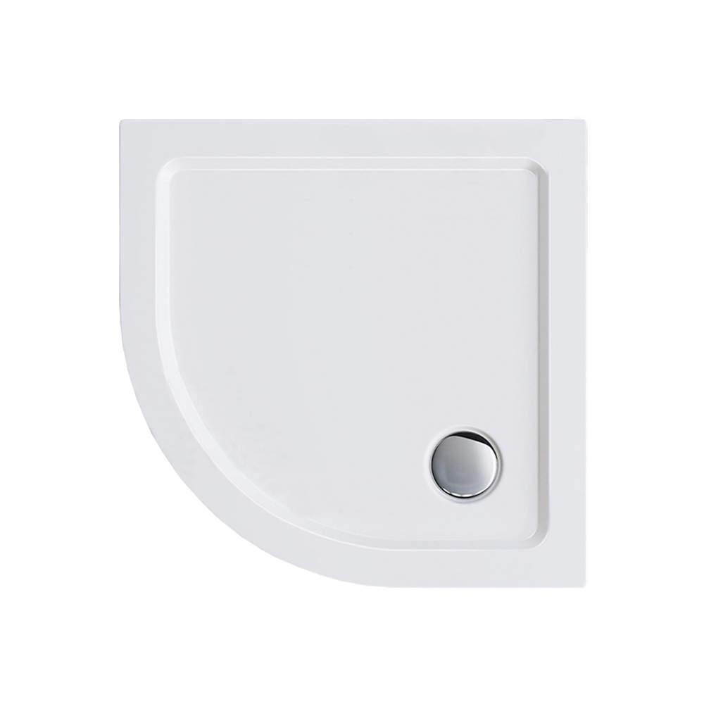 Cement Gray Rectangular Shape Base Easy Cleaning Deep Pan Stone Marble Shower Tray RL-G04