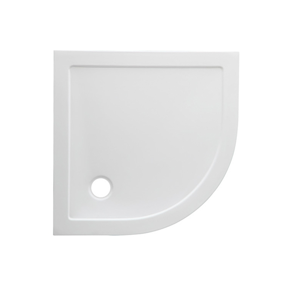European style acrylic material white color non slip shower tray R91